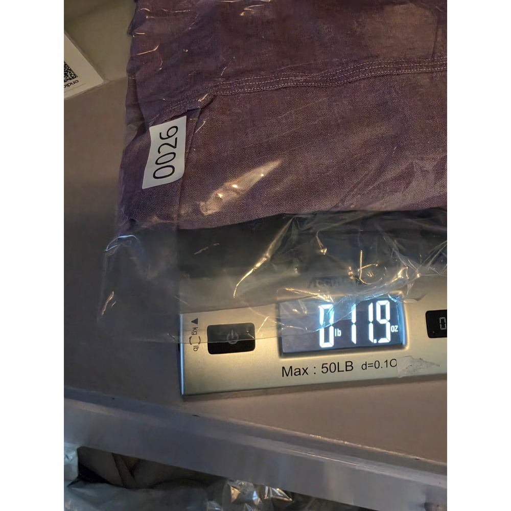 Banana Republic L Button Down Shirt Purple Chambray Oxford Vintage 90s Safari - Picture 6 of 6